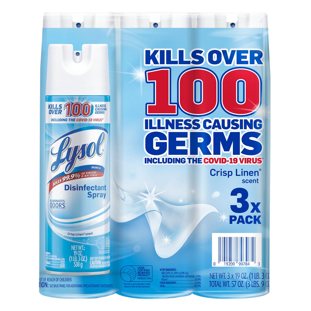 **Lysol** Advanced Toilet Bowl Cleaner **AND/OR** Disinfectant Spray