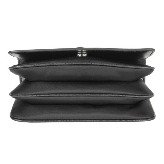 WALLET bag＋POCKET shoulder／black nylon Prada Nylon and Saffiano Leather Shoulder Bag, Black | Costco