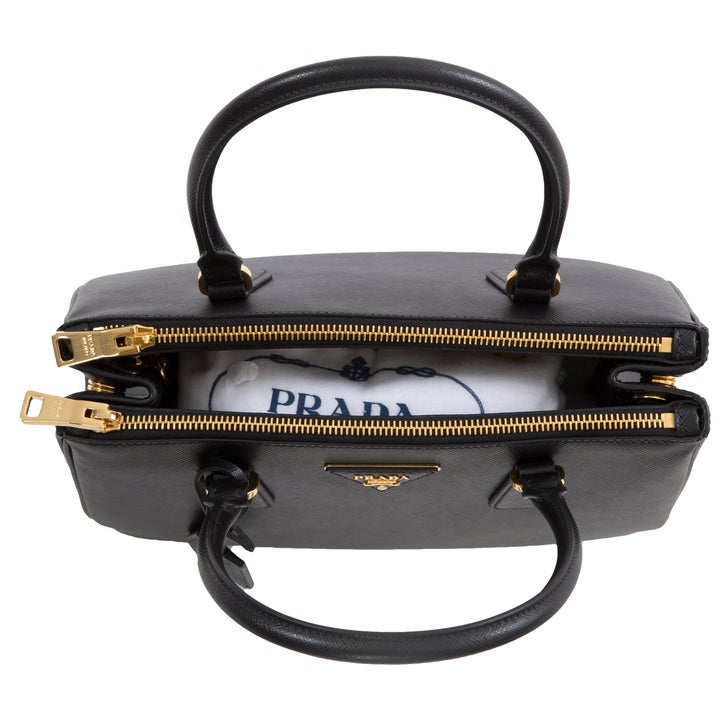 Prada Galleria Saffiano Leather Bag, Black | Costco