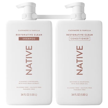 Native Cashmere & Vanilla Shampoo & Conditioner, 34 fl oz, 2-pack
