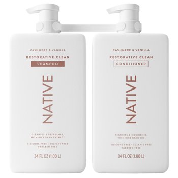 Native Cashmere & Vanilla Shampoo & Conditioner, 34 fl oz, 2-pack