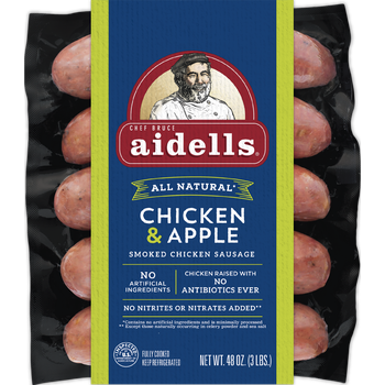 Aidells Smoked Chicken Sausage, Chicken & Apple, 48 oz, 15 Links