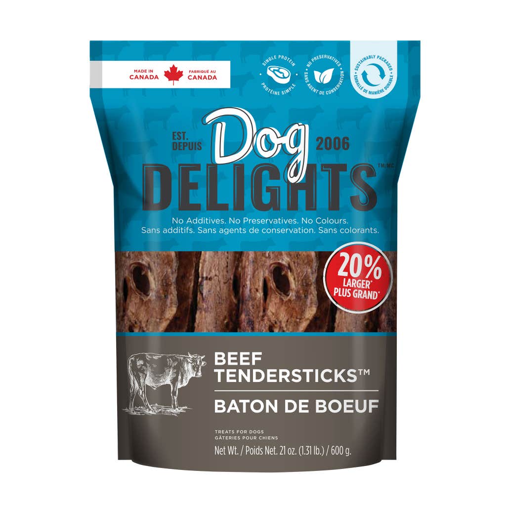 Dog Delights beef tendersticks dog treats