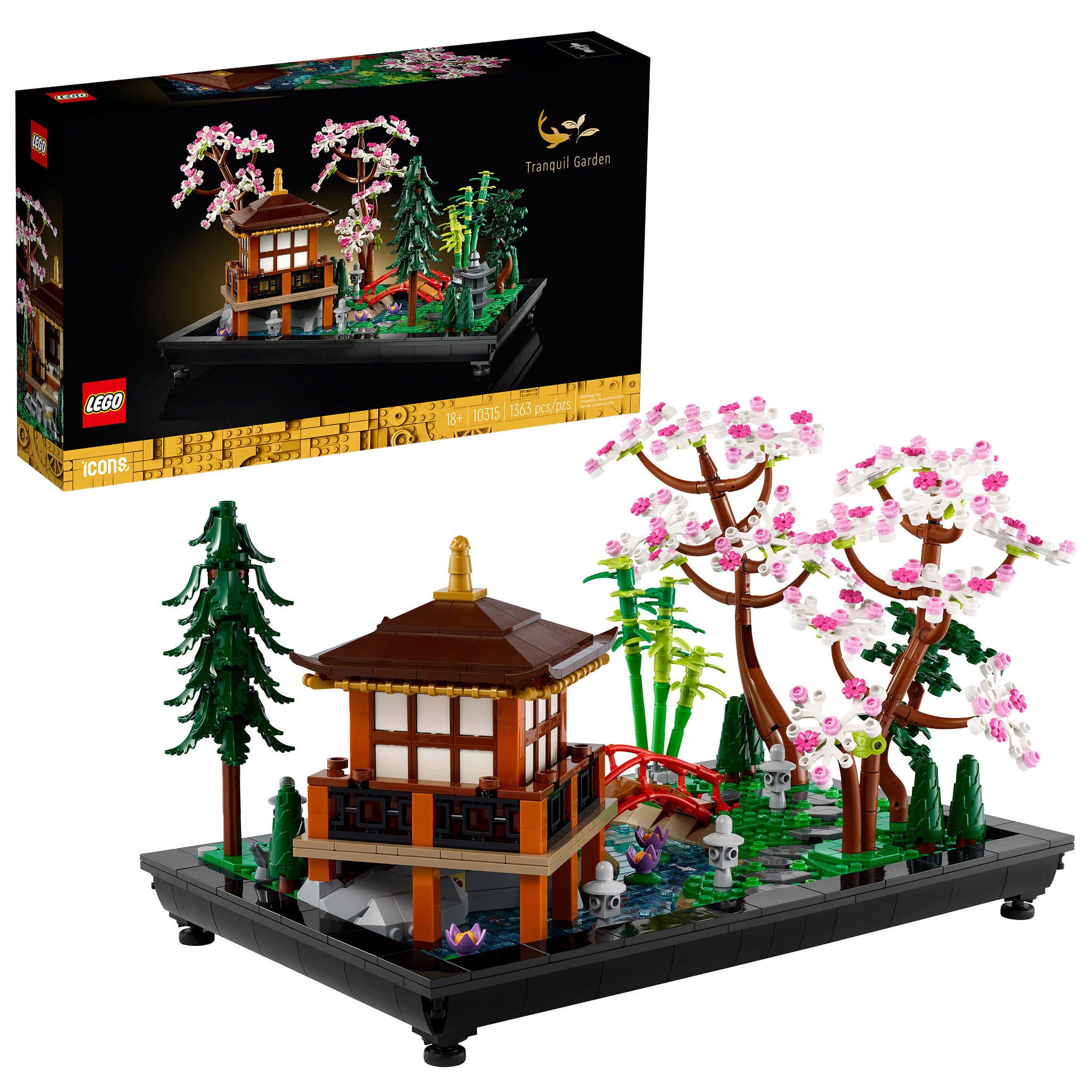 【レコバ】3点セット LEGO Icons Tranquil Garden - 10315 | Costco