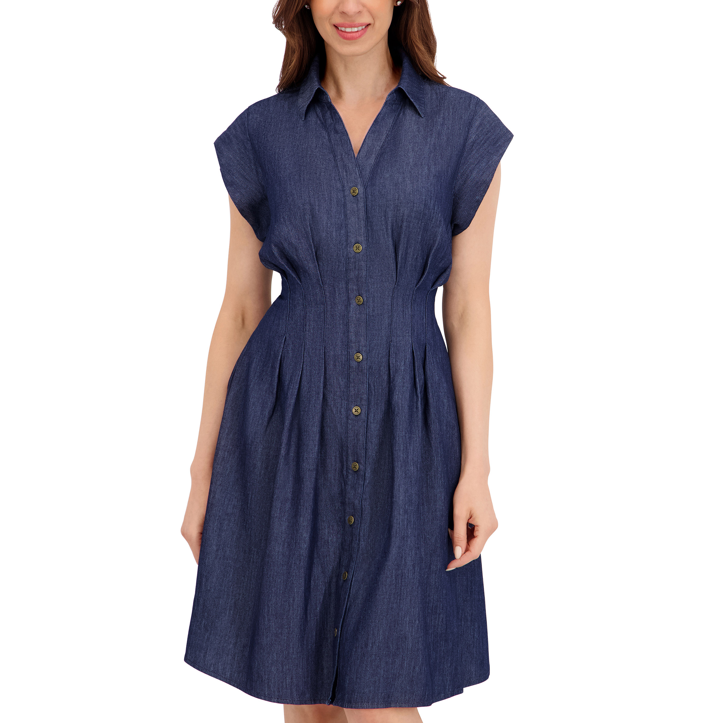 Nautica Jeans Women's Pintuck Dress