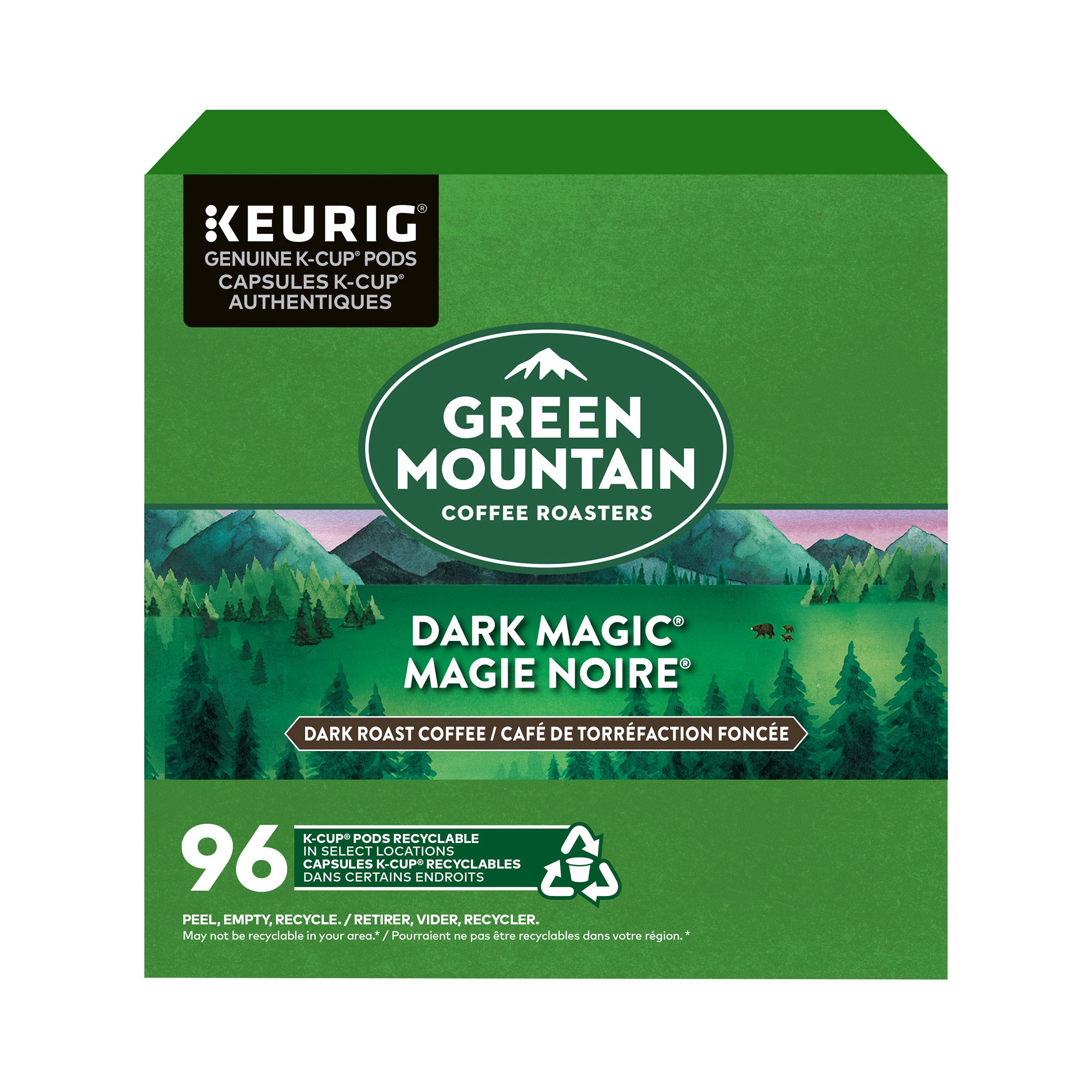 Green Mountain Dark Magic K-Cup Pods, 96-count | Costco