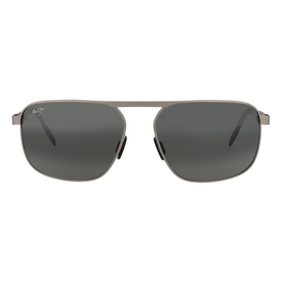 Maui Jim Waihee Ridge 777-14 Grey with Grey Polarized Sunglasses