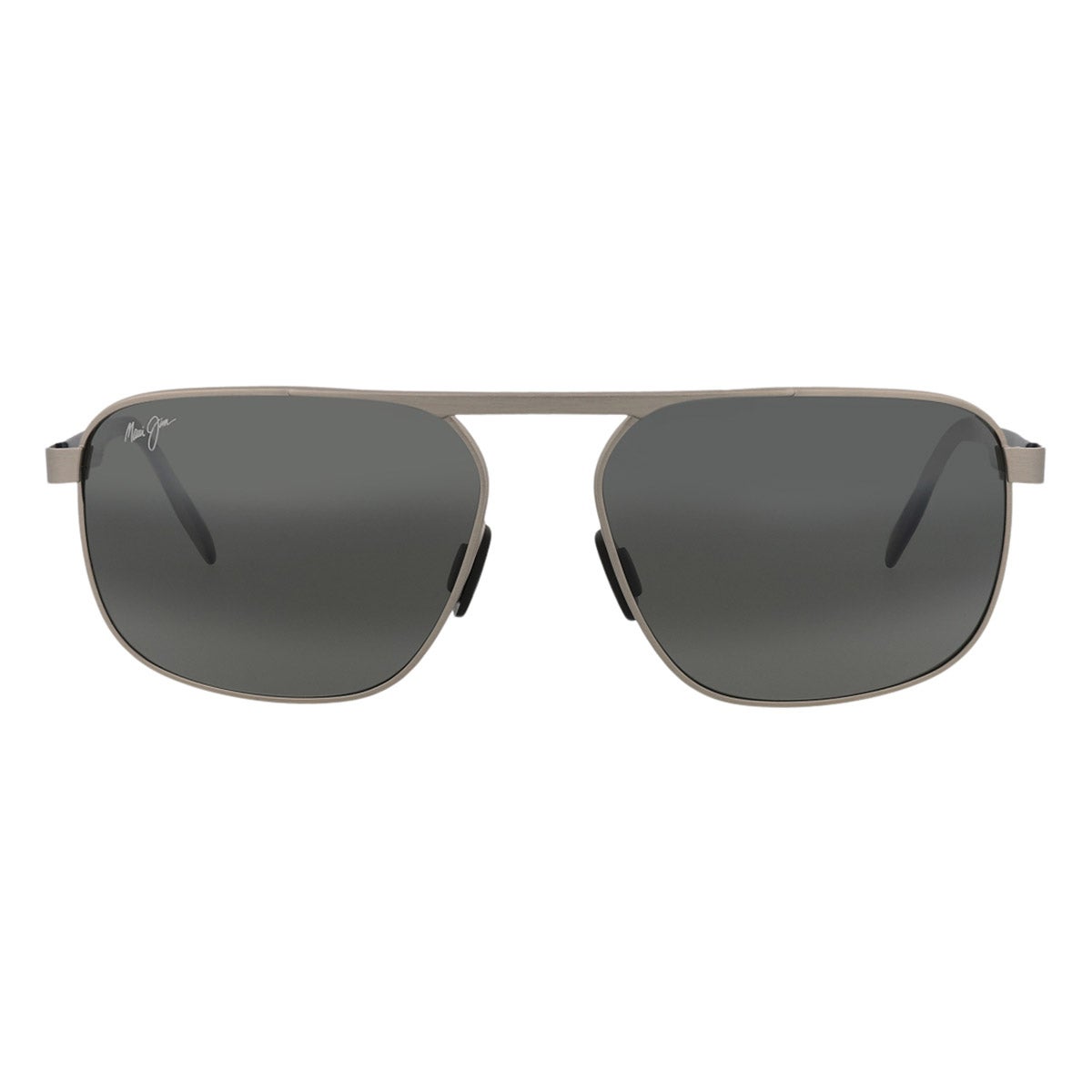 Maui Jim Waihee Ridge 777-14 Grey with Grey Polarized Sunglasses