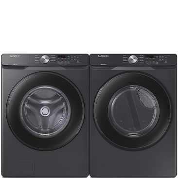 Samsung 4.5 cu. ft. Front Load Washer with Vibration Reduction Technology+ and 7.5 cu. ft. Dryer