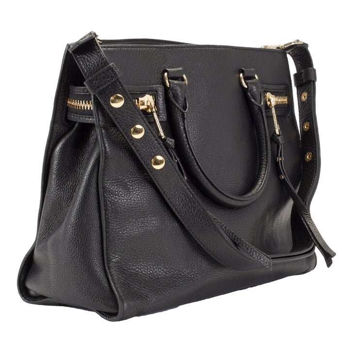 Rebecca Minkoff Geneva Satchel Tote, Black | Costco