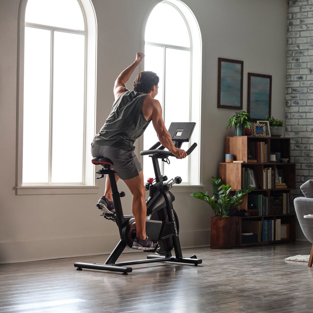 proform stationary bicycle Studio Bike Pro with HD Touchscreen and 30-Day iFIT Pro Membership : Sports & Outdoors you can be more prepared for your outdoor rides than ever before Proform Desk Exercise Bike New