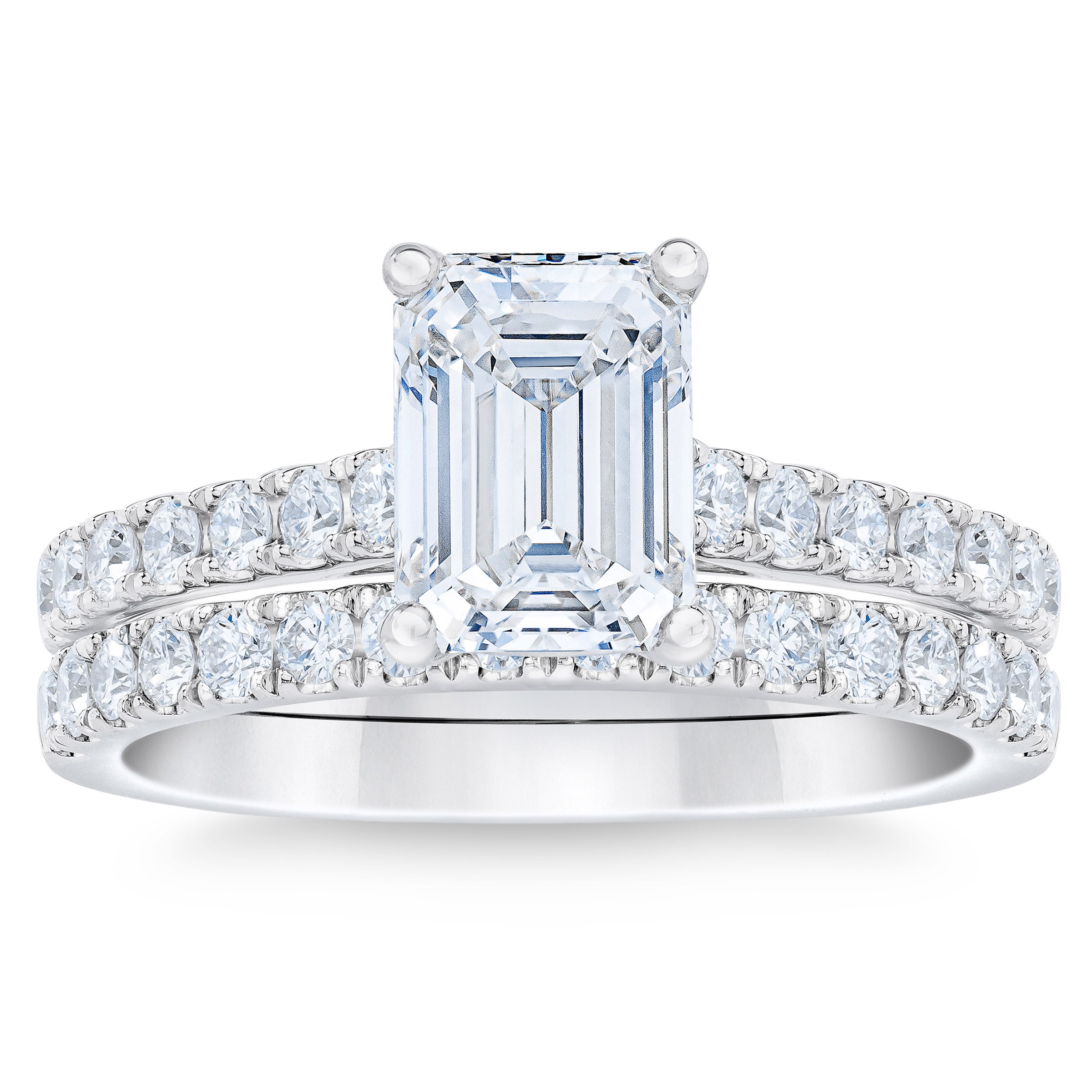 Emerald Cut 2.76 ctw VVS2 Clarity