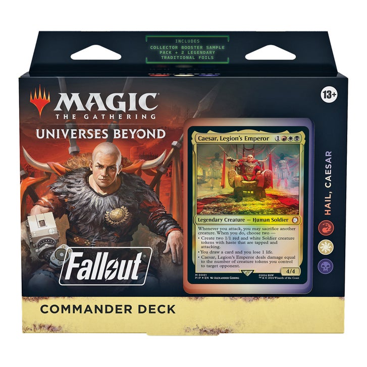 fallout magic the gathering booster box CCG: Commander Deck Case (All Four) BAM Cards Boy cards Magic: The Gathering - Fallout