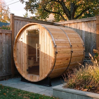  Almost Heaven Saunas Morgan 4-person Outdoor Barrel Sauna