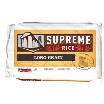 Supreme Rice Long Grain Rice, 25 lbs