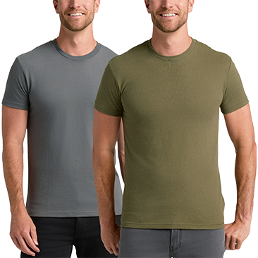 True Classic Men's 2Pk Tee