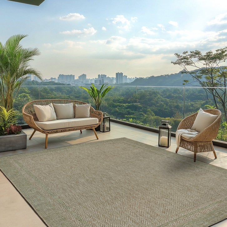 Ravenna Indoor/Outdoor Rug, Landry Green | Costco
