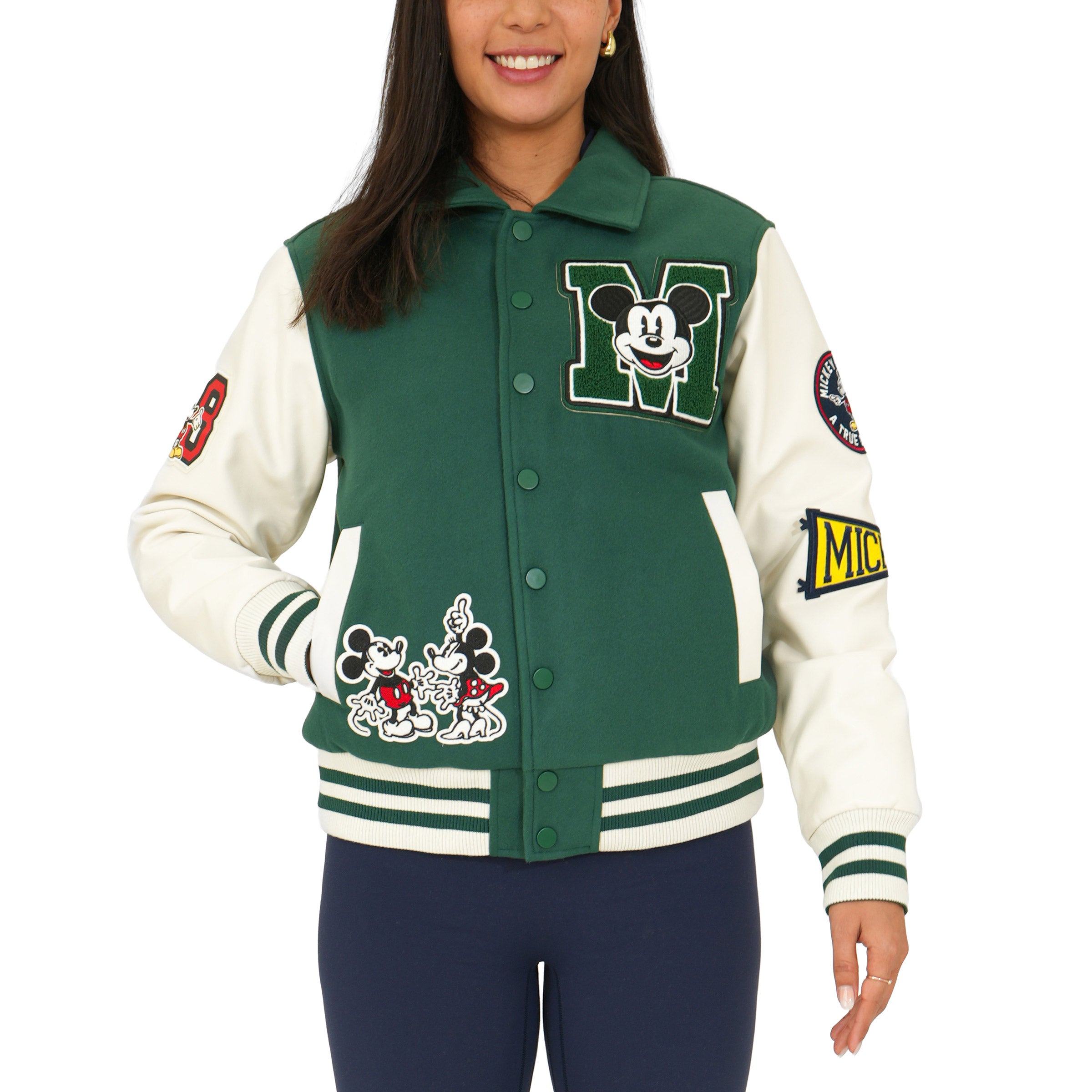 ディズニー　バーシティジャケット アメリカ Disney Adult Unisex Varsity Jacket | Costco