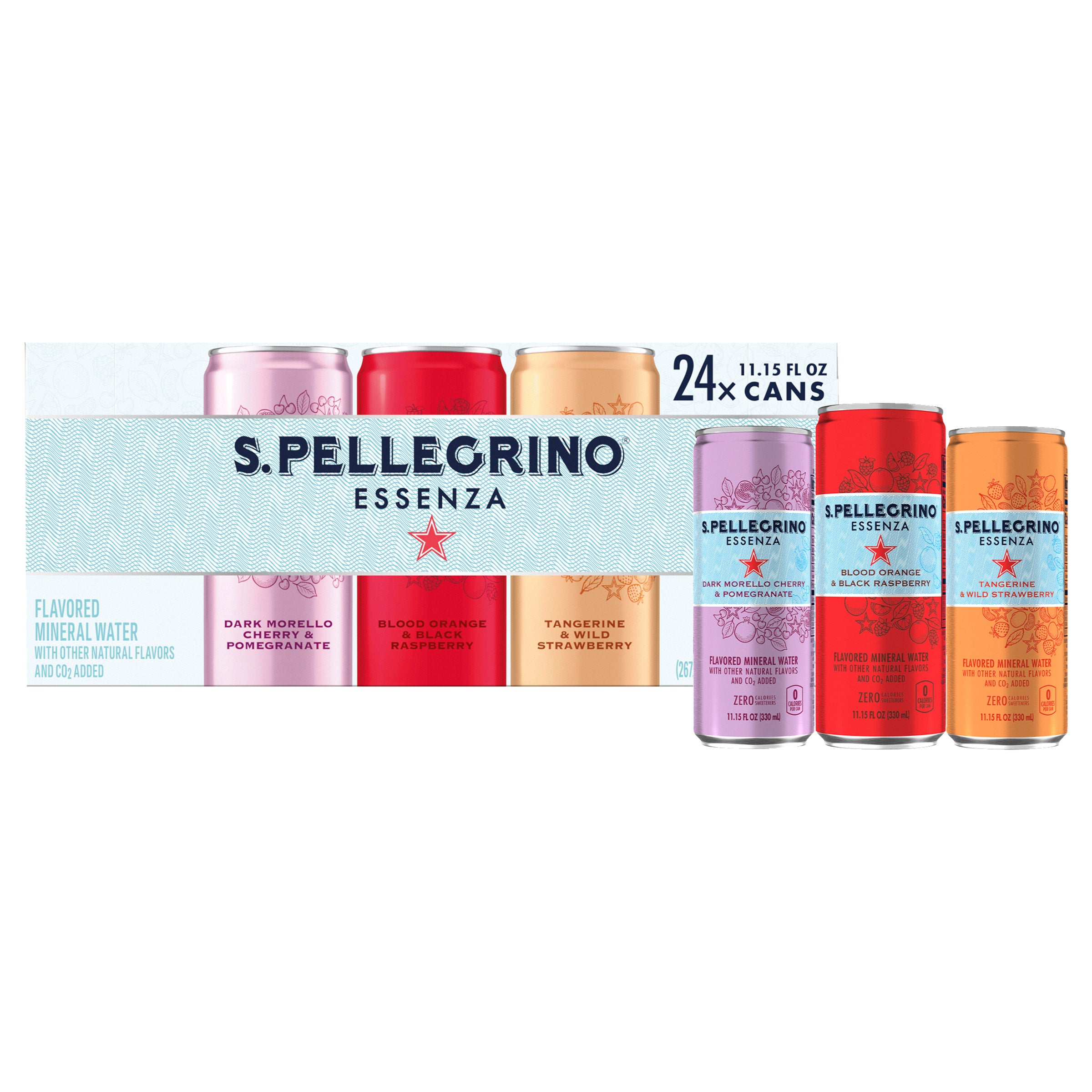 PELLICO ペリーコ San Pellegrino Essenza, Variety Pack, 11.15 fl oz, 24-count | Costco