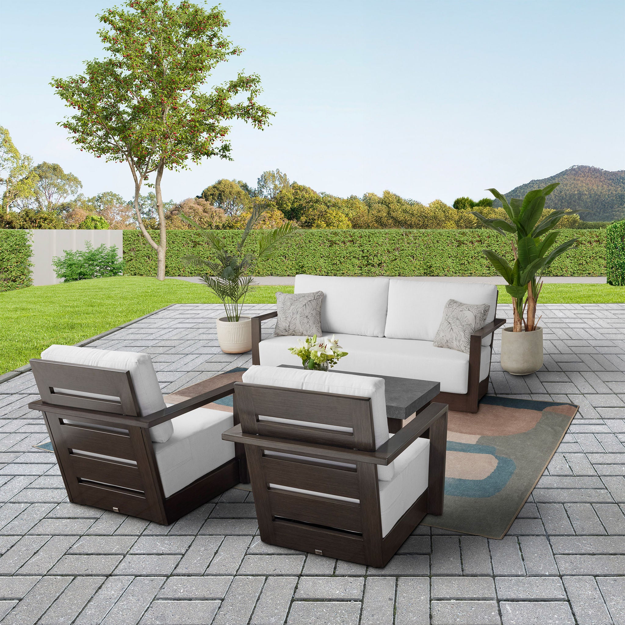 Agio Bentley 4-piece Outdoor Patio Seating Set | Costco
