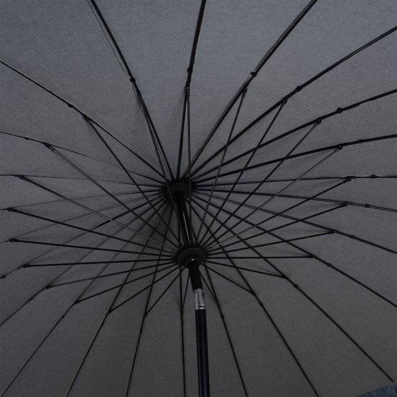 SunVilla 10’ Round Modern Fiberglass Market Umbrella | Costco