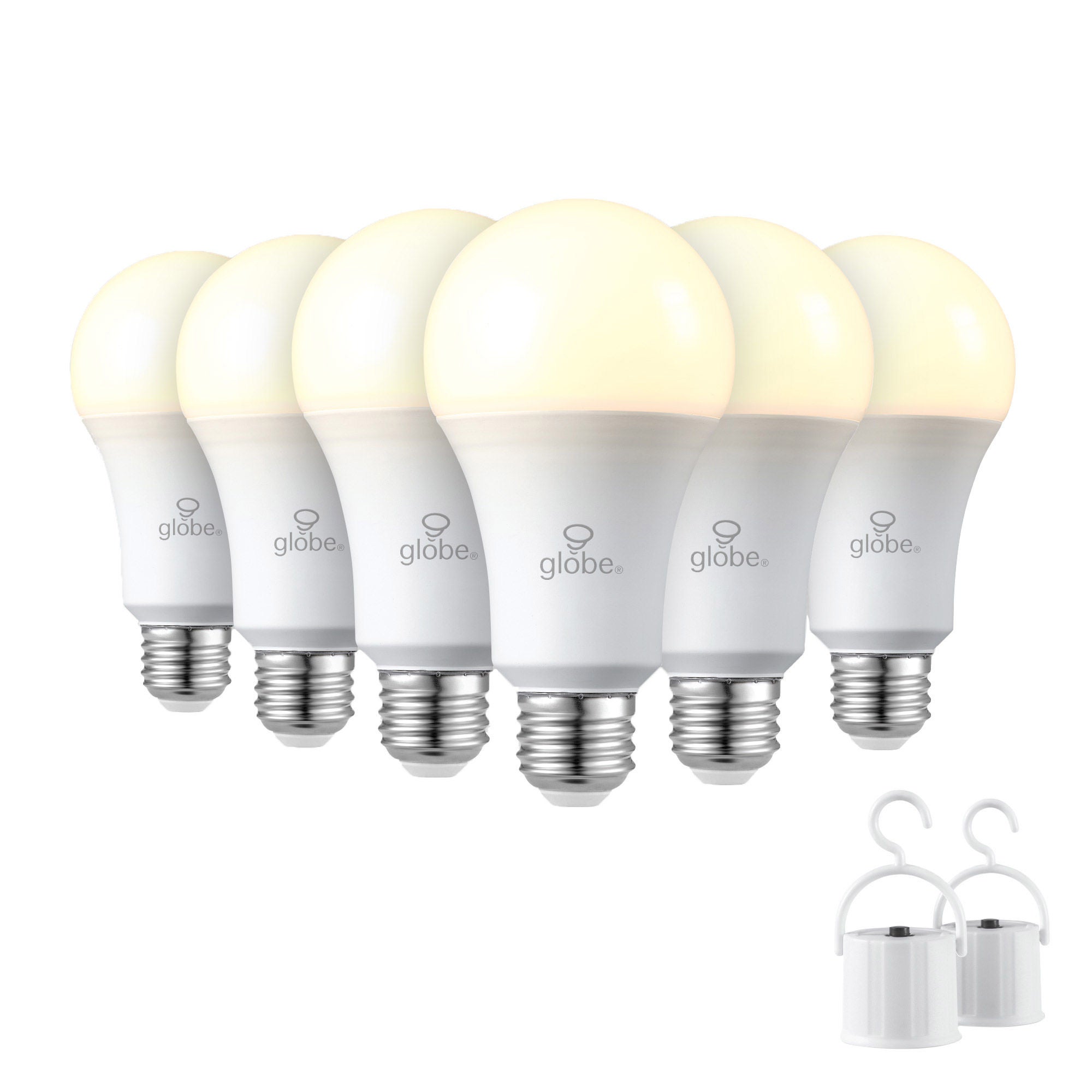 GLOBE ELECTRIC POWER OUTAGE 60W BULB 6PK