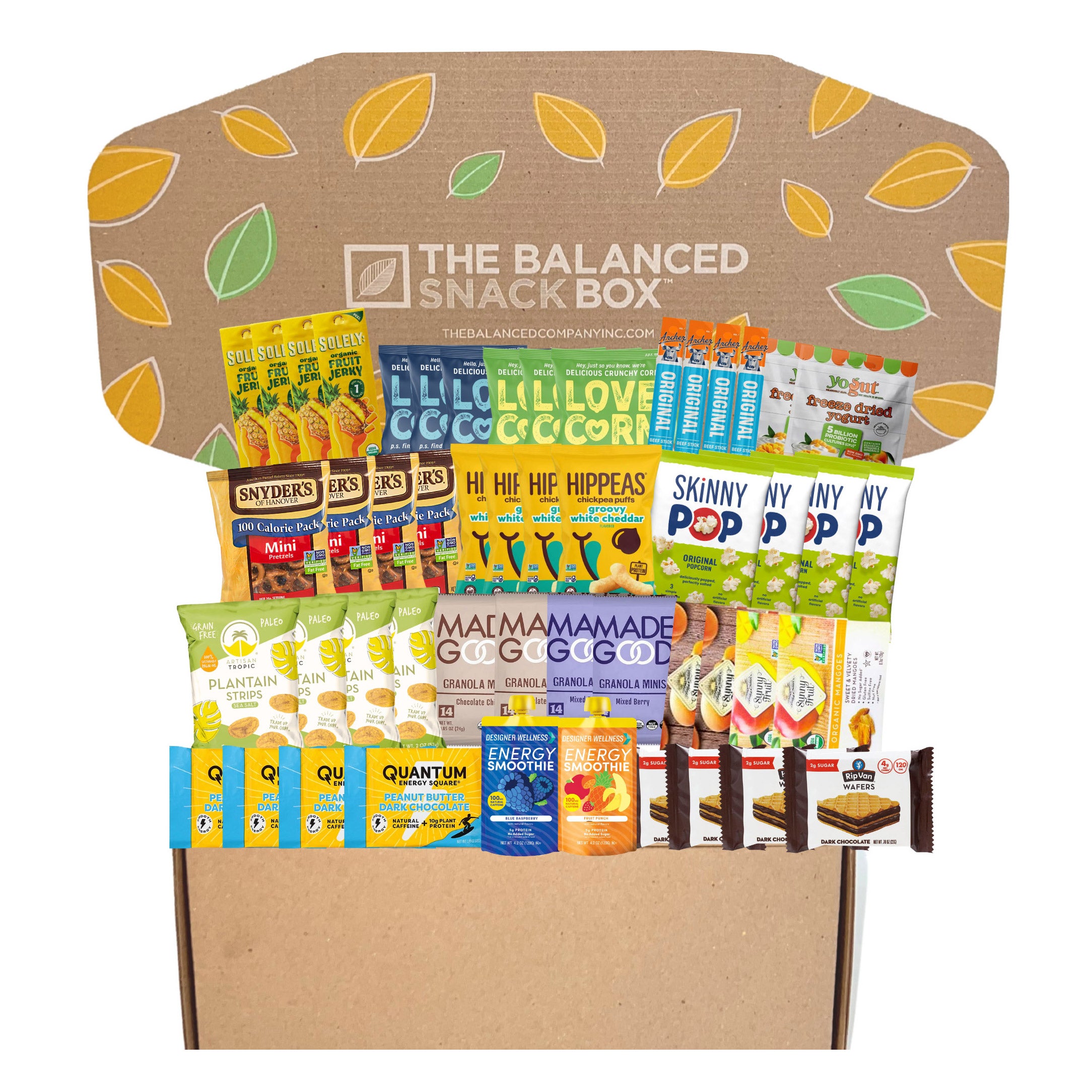 The Balanced Company, Healthy Snack Box, 50-piece