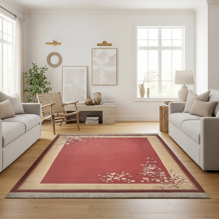 Pagoda Hand Knotted Rug Collection, Olten Redwood | Costco