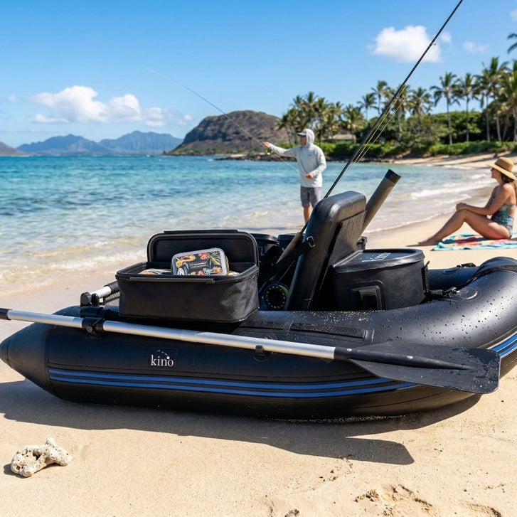 Kino Outdoor Kai Inflatable Belly Boat Bundle | Costco