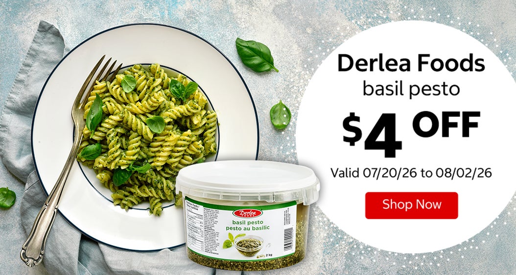 Derlea Foods basil pesto $4 OFF Valid 07/20/26 to 08/02/26 Shop Now 