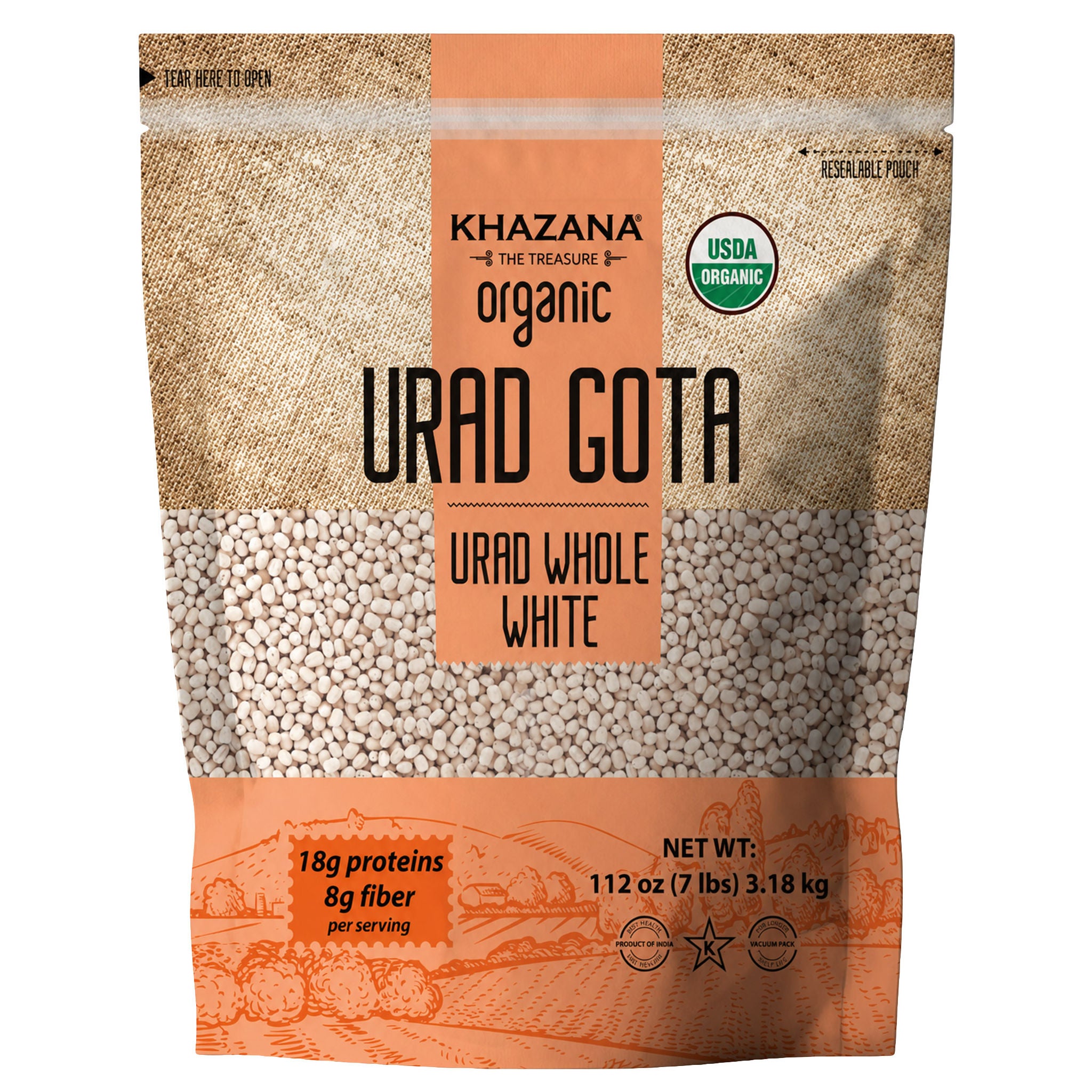 ORGANIC KHAZANA URAD GOTA 7 POUNDS
