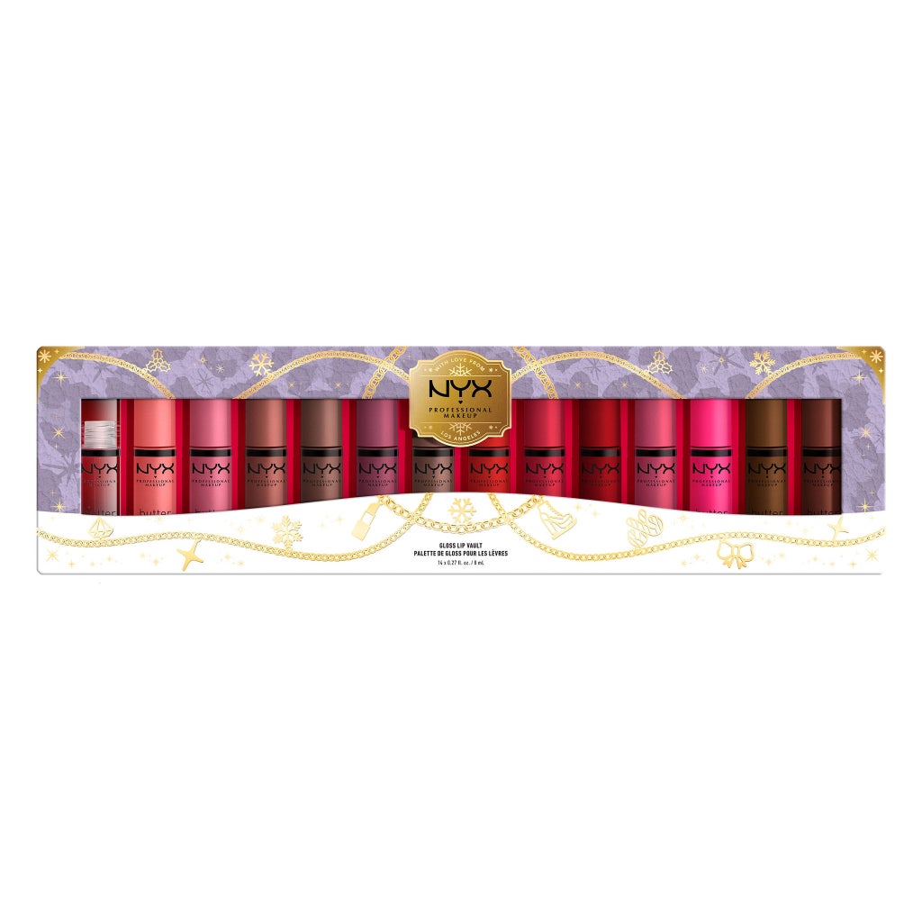 NYX Butter Gloss Vault, 14-pack