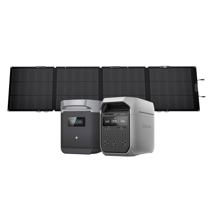 EcoFlow DELTA 3 Plus Solar Bundle with TOPCon 220W Solar Panel and