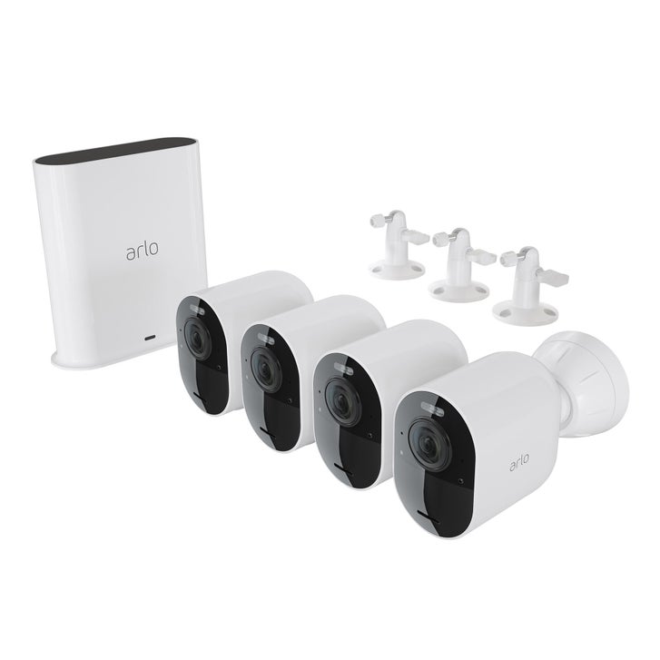 Arlo Ultra 2 Spotlight Camera Wire Free Security System 4 pack