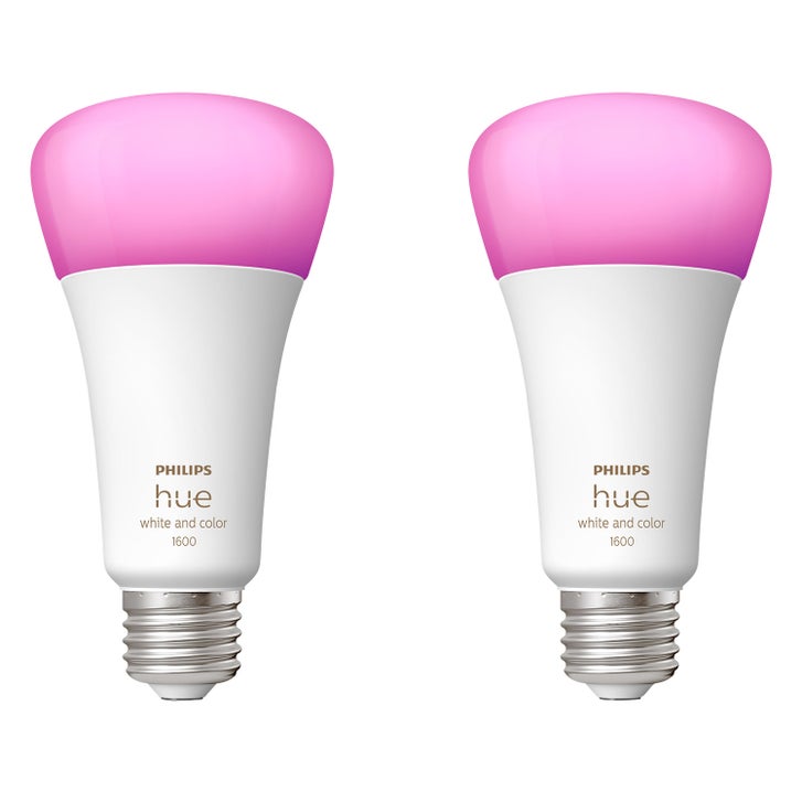 Philips Hue 100W White and Color Ambiance A21 LED Bulbs 2-pack Philips Hue 100W White and Color Ambiance A21 LED Bulbs 2-pack
