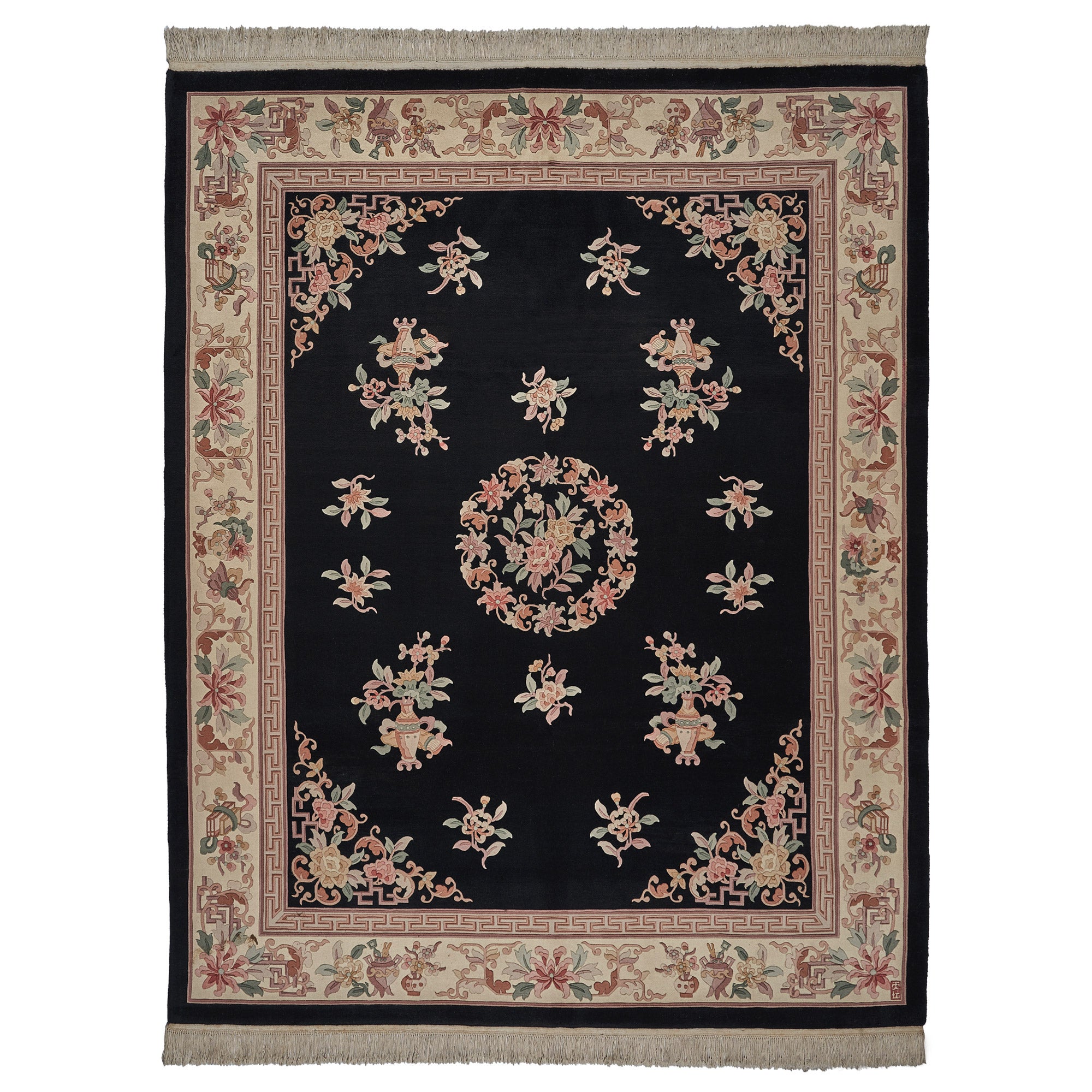Pagoda Hand Knotted Area Rug, Murten Black, 8' x 10' | Costco