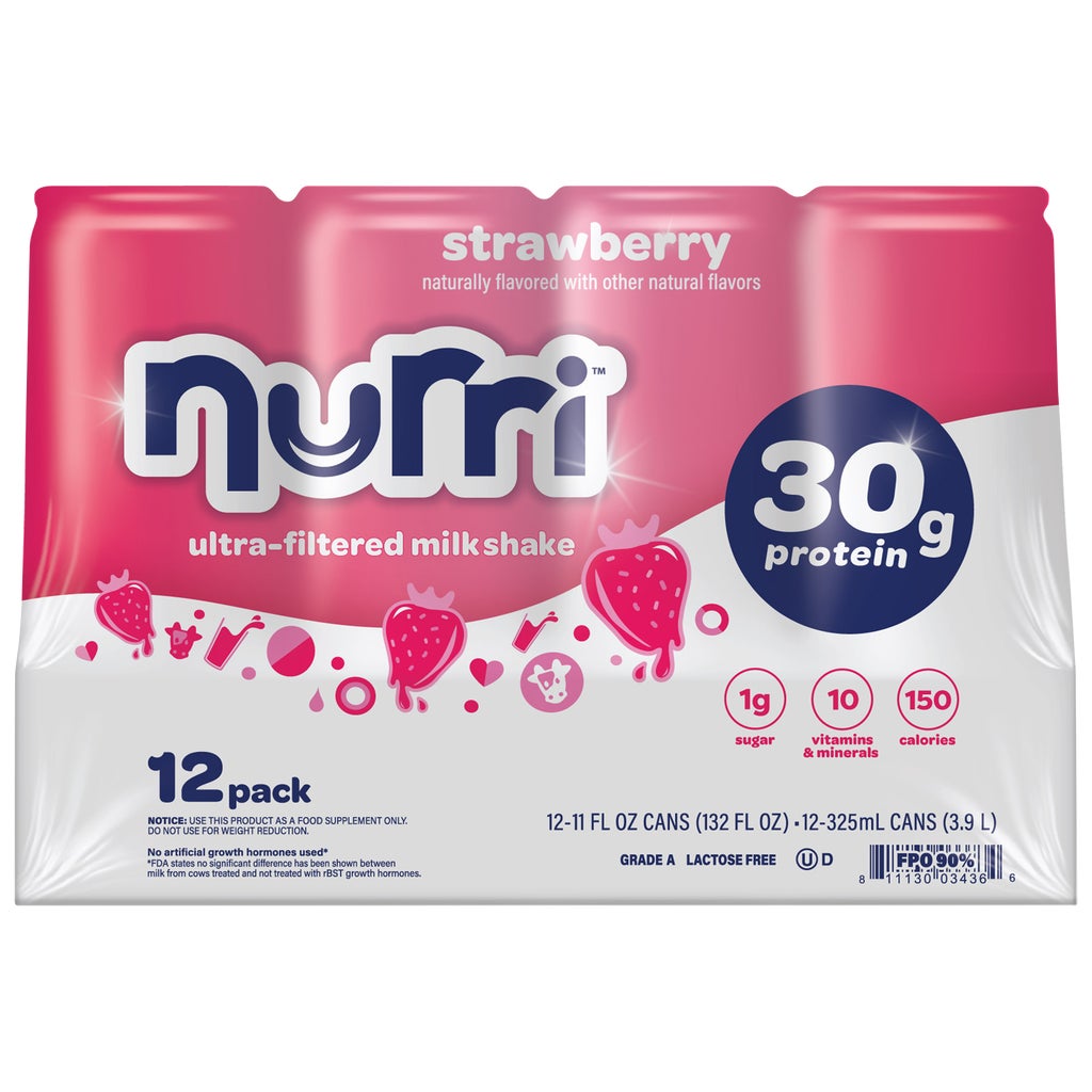 Nurri Ultra-Filtered Milk Shake, 30g Protein, Strawberry, 11 fl oz