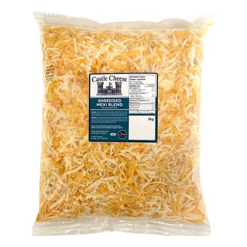 Castle Cheese Shredded Mexi Blend, 2 kg