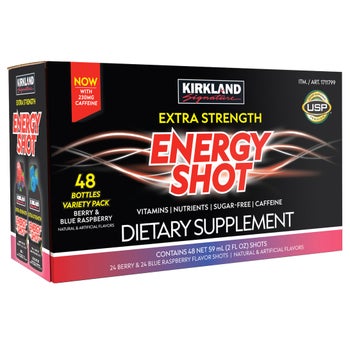 Extra Strength Energy Shot, 48 Bottles, 2 Ounces Each