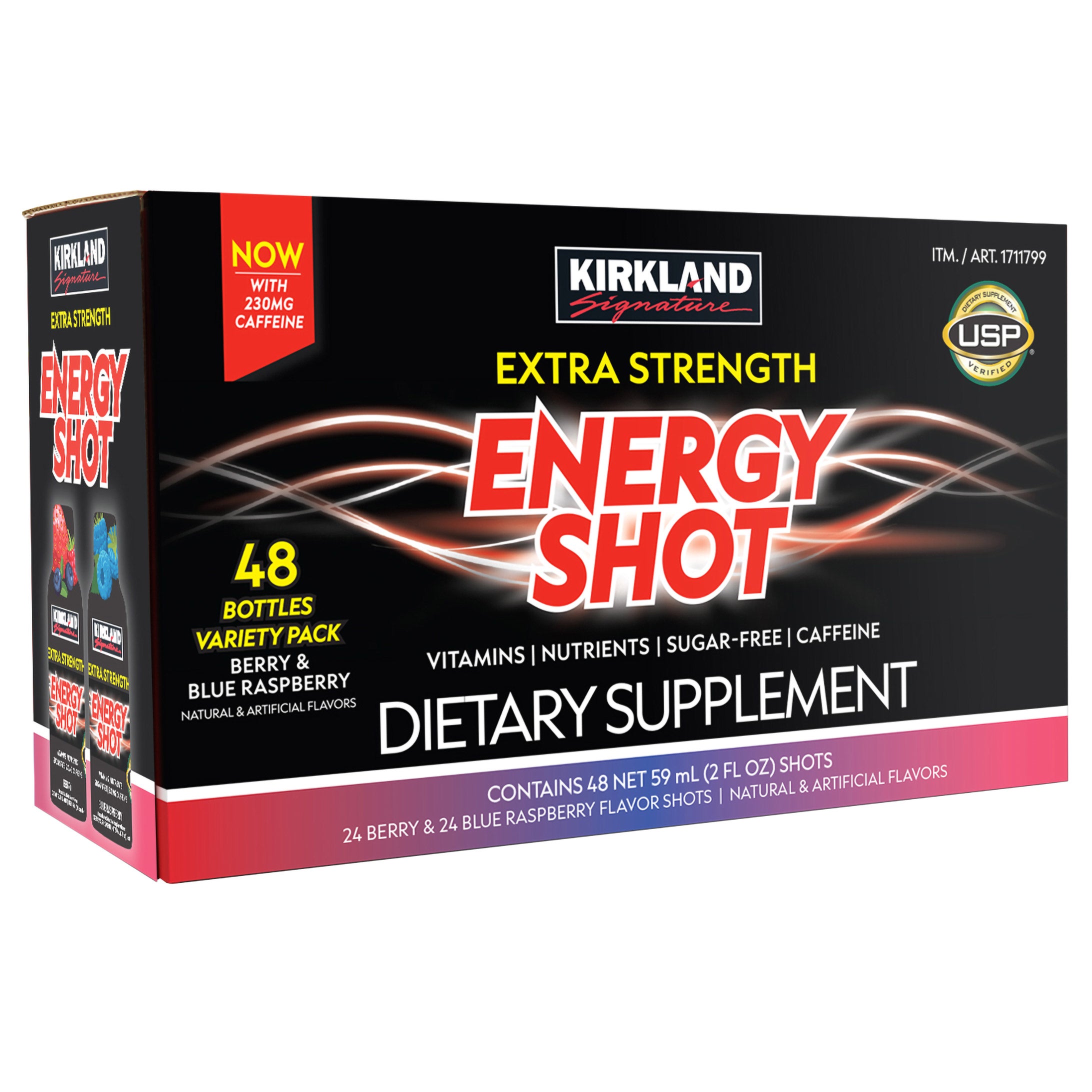 costco b12 injections Kirkland Signature Extra Strength Energy Shot, 48 Bottles, 2 Ounces Each pet pharmacy