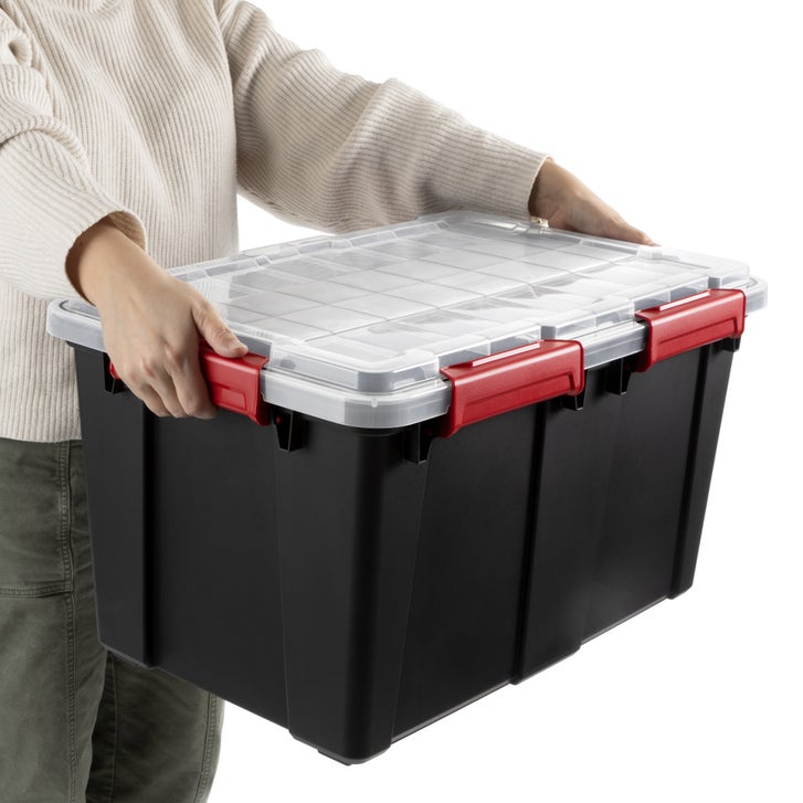 Sterilite 54 Quart Gasket Seal Latch Tote, 4-pack | Costco
