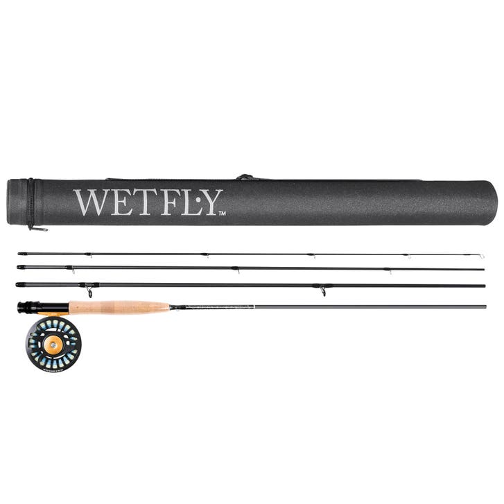 black multicam fly fishing rod 6'6" Medium Heavy Action Spinning and Reel Package, 1 Piece Fiberglass/Graphite Spinning Rod |4000 Spinning Reel A matte blue finish really separates this rod from the standard gloss finish Element Black Ops Fly Rod