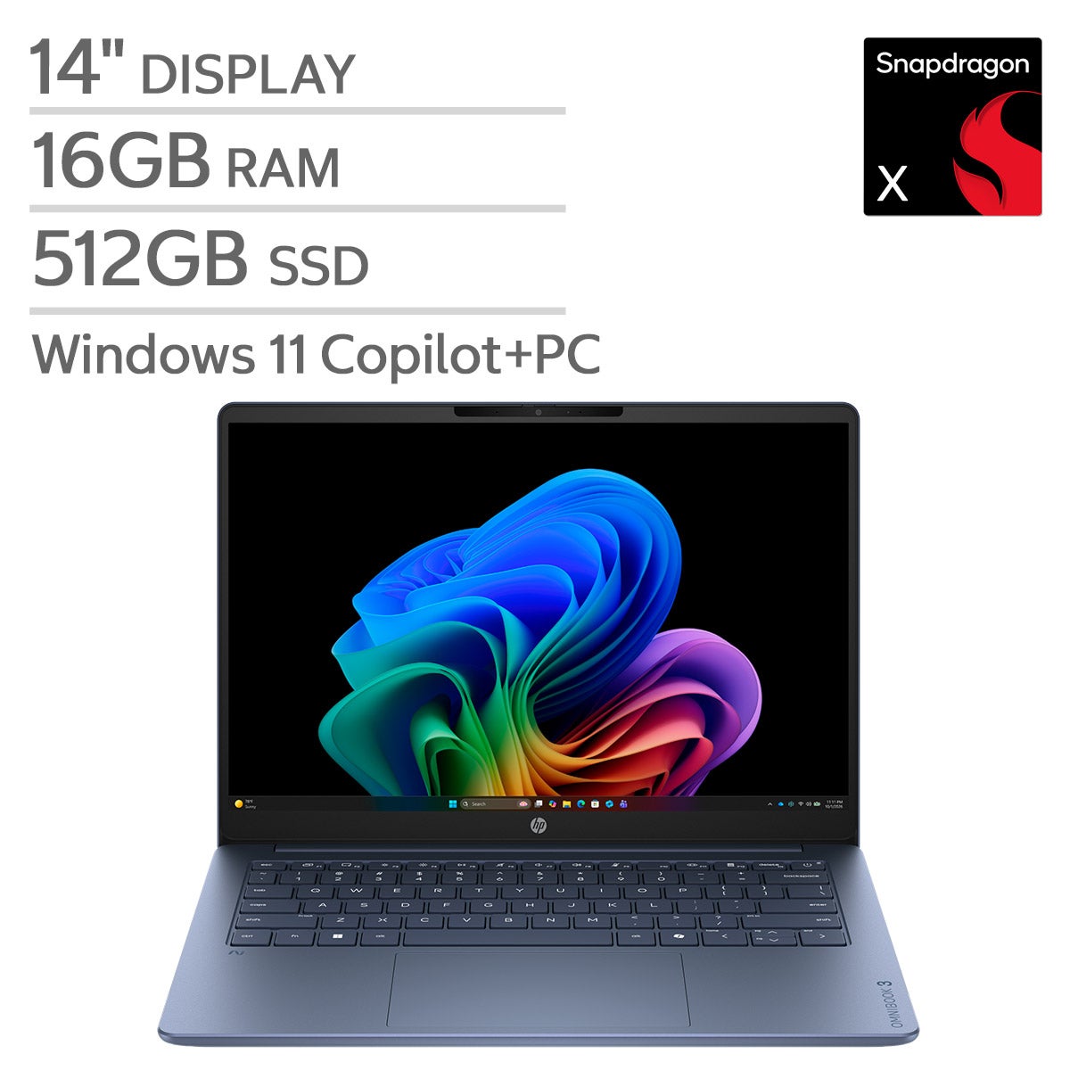 【本体のみ】HP OmniBook X 14 Snapdragon HP OmniBook 3 14