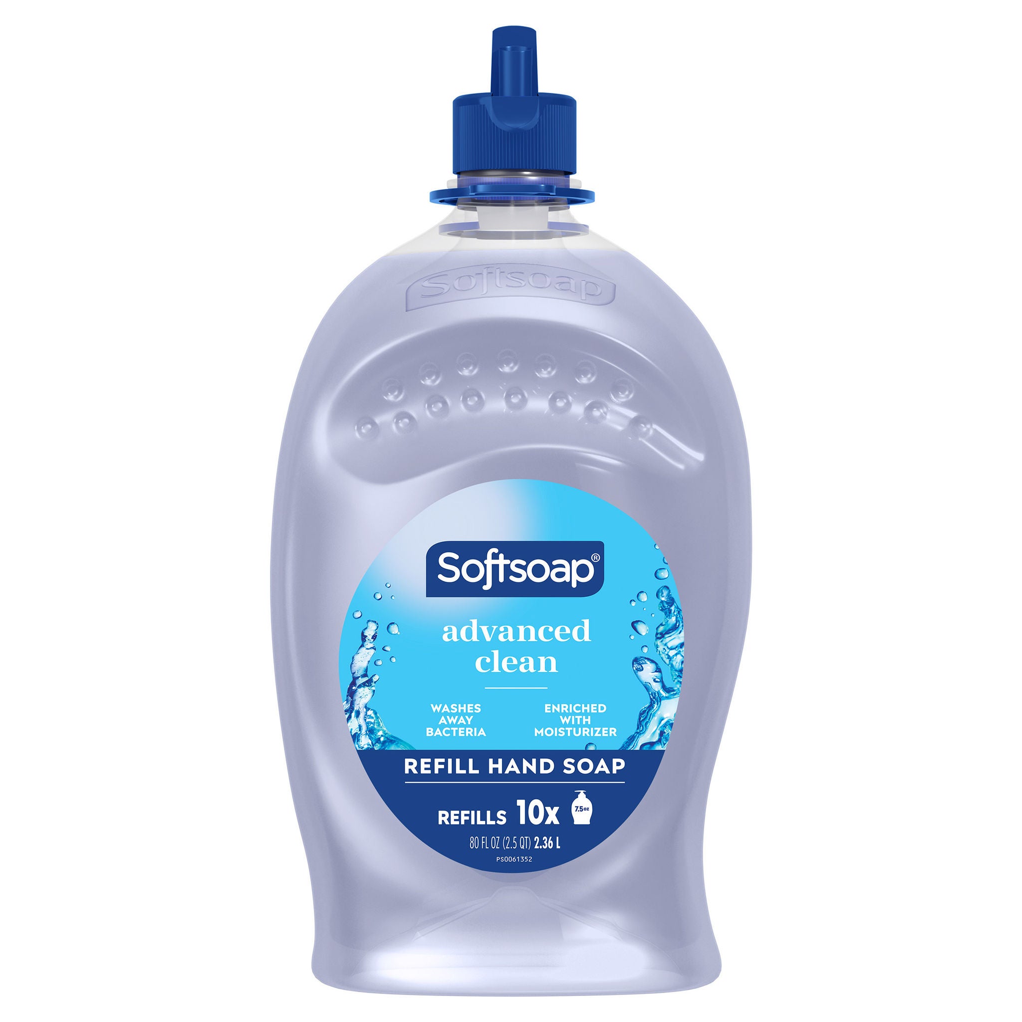 Softsoap Advanced Clean ハンドソープ 詰め替え用 Softsoap Advanced Clean Liquid Hand Soap Refill 80 oz, 2-pack | Costco