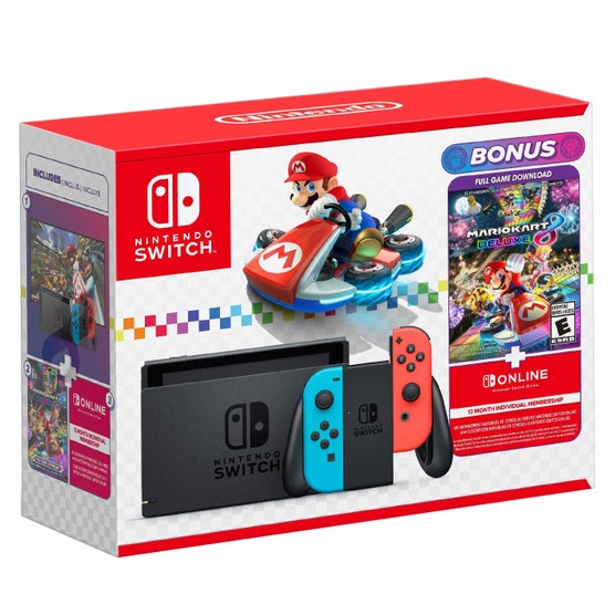 Nintendo Switch MarioKart 8 Deluxe & Accessories Bundle | Costco