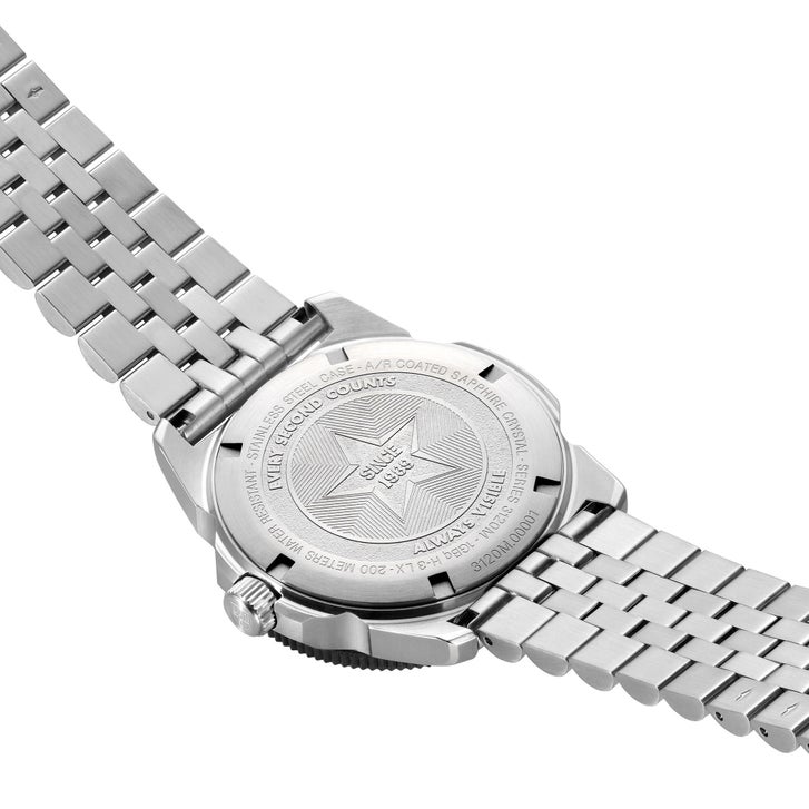Luminox Pacific Diver Ripple Stainless Steel Black Dial Men's