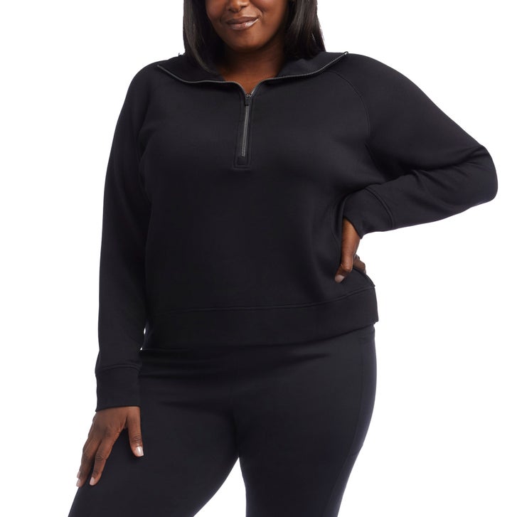 Danskin Women's Luxe Half Zip Top | Costco