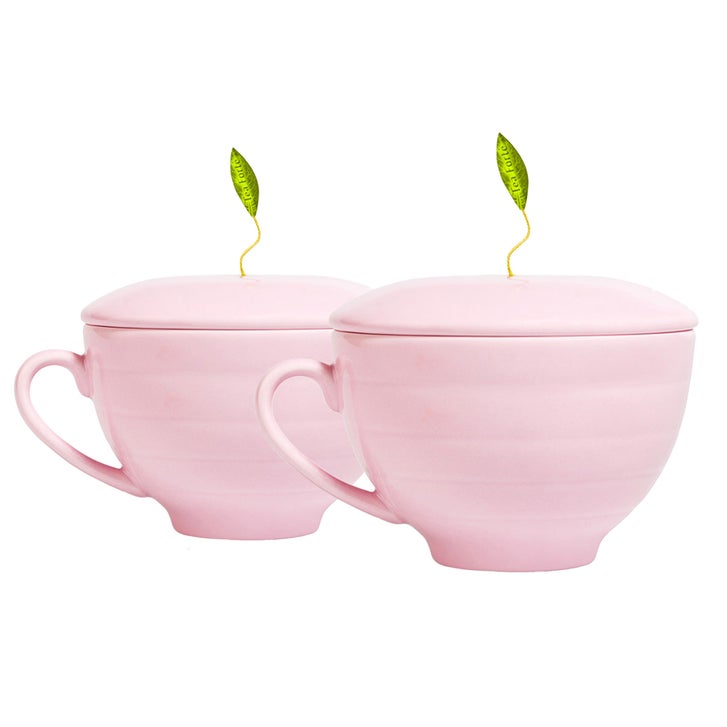 Tea Forté Mariposa Bundle with 20 Pyramid Infusers, 2 Café Cups