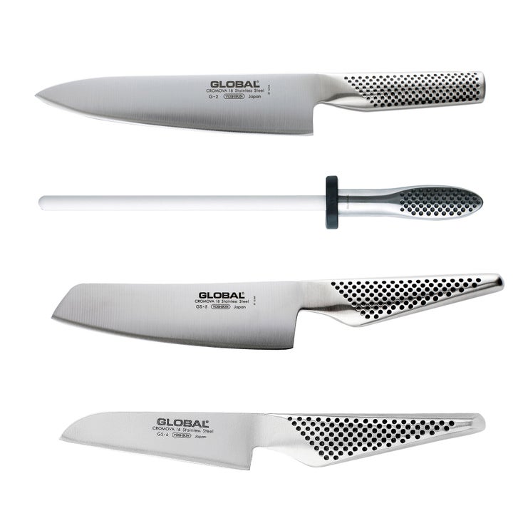 GLOBAL 5-Piece Masuta Bamboo Knife Block Set | Costco