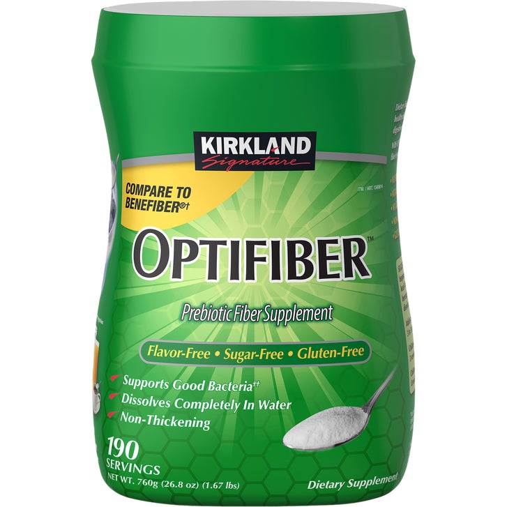 Optibiber Kirkland Signature Optifiber Prebiotic Fiber Supplement, 26.8 oz, 190 ...
